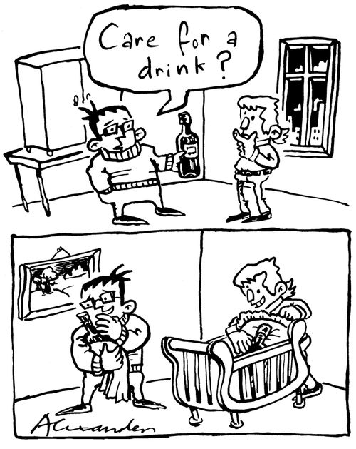 'Care for a drink?'