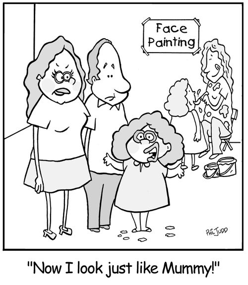 'Now I look like Mummy!'