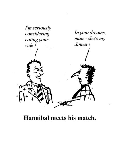 Hannibal meets his match.