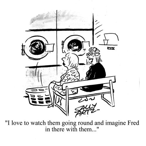 'I love to watch them going round and imagine Fred in there with them.'