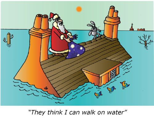 'They think I can walk on water.'