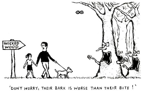 'Don't worry, their bark is worse than their bite!'
