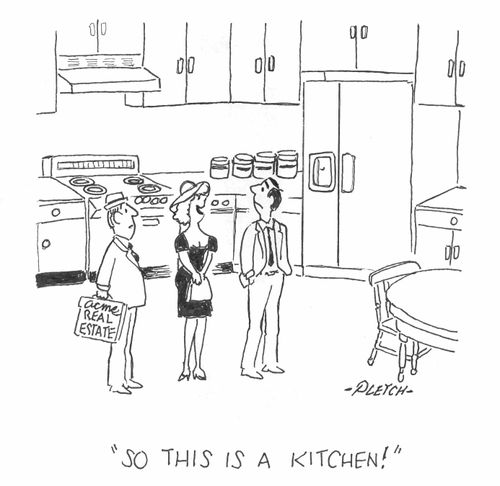 'So this is a kitchen!'