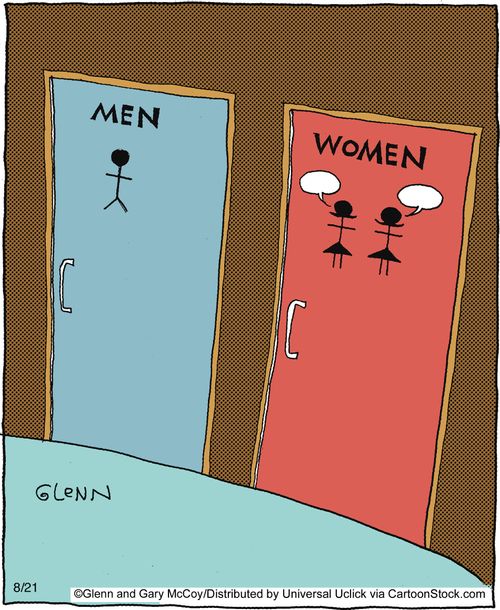 What really goes on in the bathroom.
