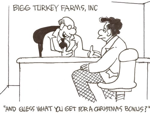Turkey Farm Inc: 'And guess what you get for a Christmas bonus?'
