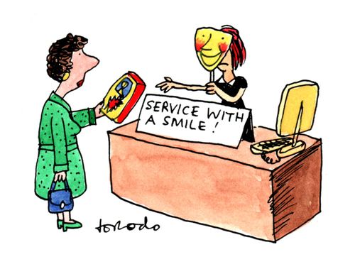 Service With A Smile.