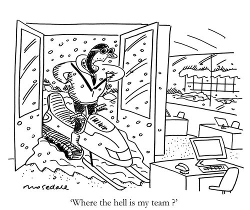 'Where the hell is my team ?'
