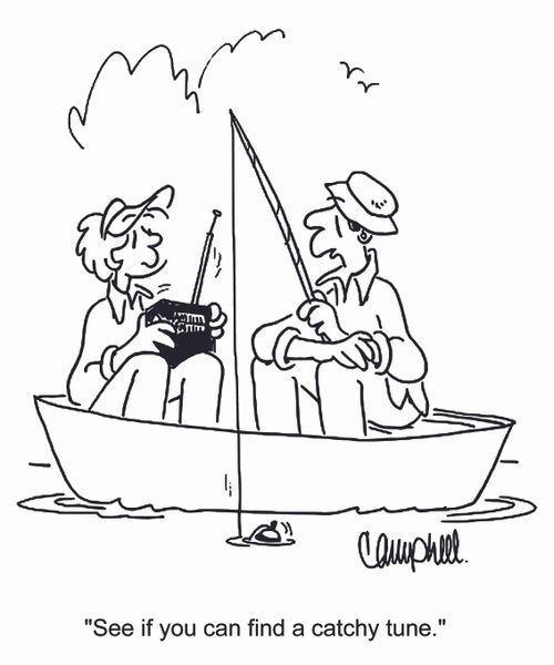 'See if you can find a catchy tune.'