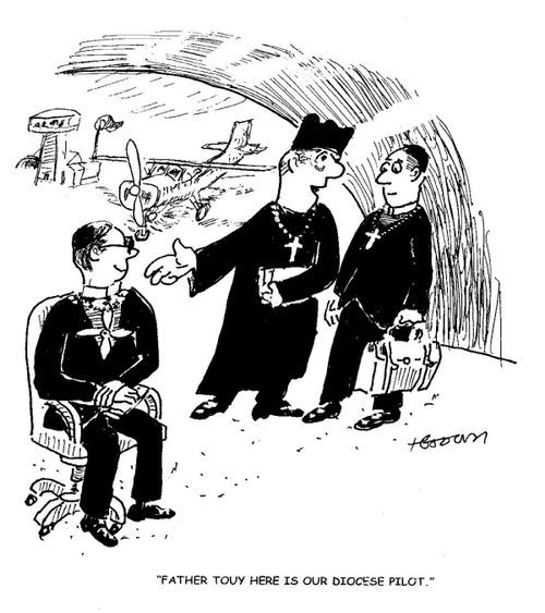 'Father Touy here is our diocese pilot.'