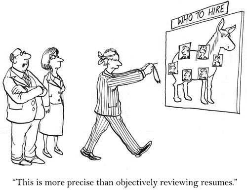 'This is more precise than objectively reviewing resumes.'