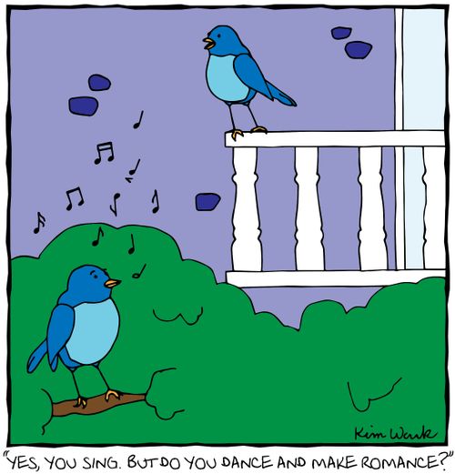 'Yes, you sing. But do you dance and make romance?'
