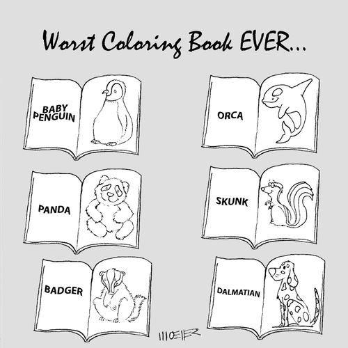 Worst Coloring Book EVER. . .