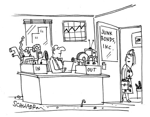 Junk Bonds - In and Out trays.
