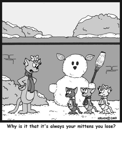 Why is it that it's always your mittens you lose?