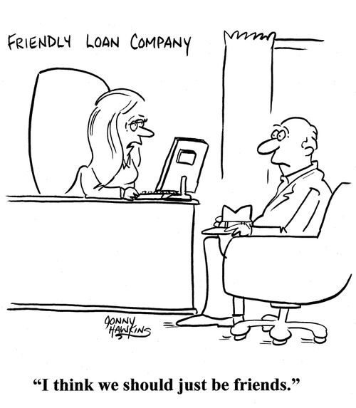 Lady of 'Friendly Loans' to man: 'I think we should just be friends.'