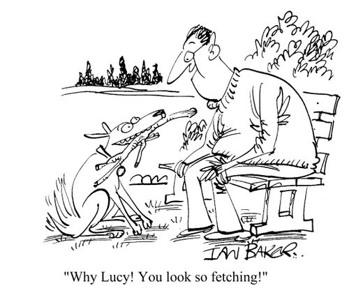 Why, Lucy! You look so fetching!