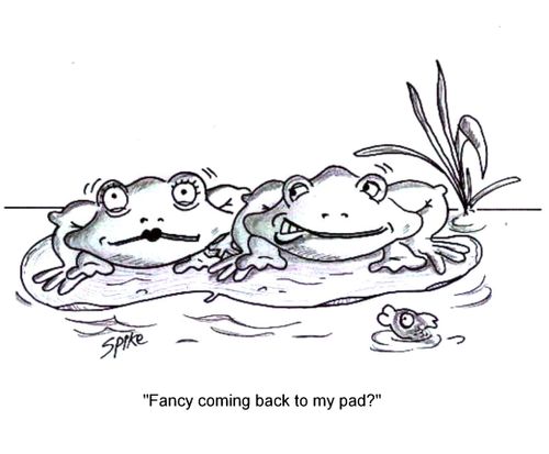 'Fancy coming back to my pad?'