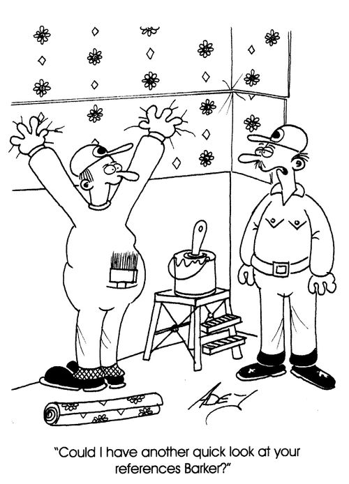 "Could I have another quick look at your references, Barker?"