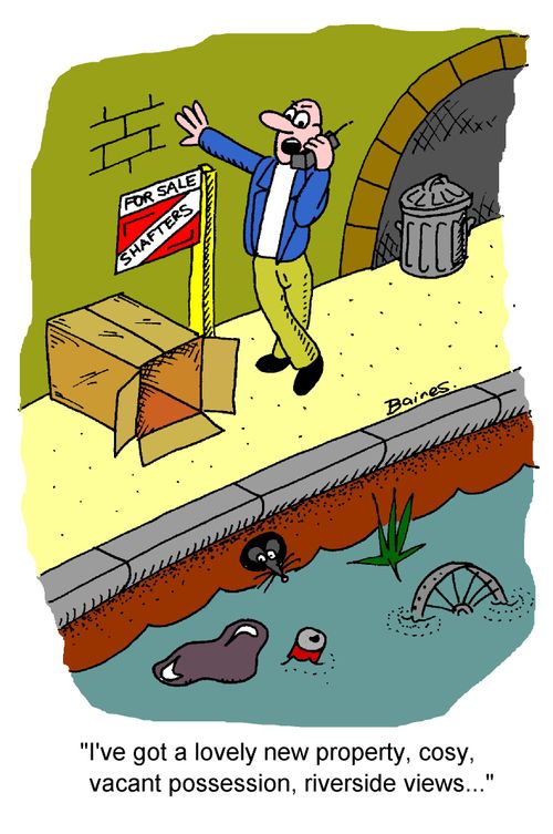 "I've got a lovely new property,cosy, vacant possession and riverside views"