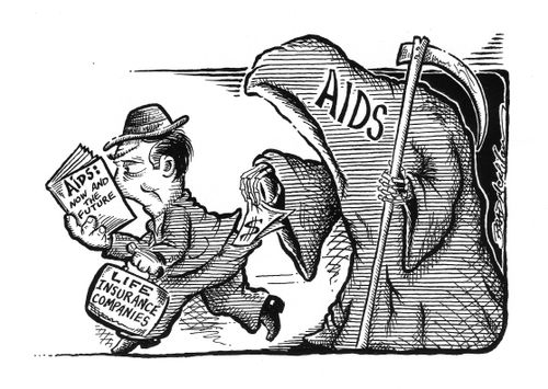 AIDS picking life insurance companies' pockets.