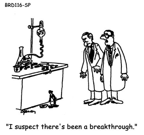 "I suspect there's been a breakthrough." 