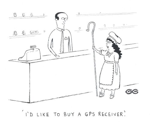 'I'd like to buy a GPS receiver.' ( BO PEEP)