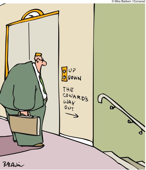 The coward's way out.