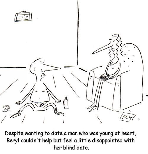 Despite wanting to date a man who was 'young at heart', Beryl couldn't help but feel a little disappointed with her blind date.