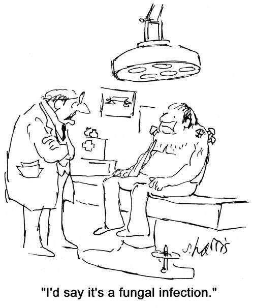 'I'd say it's a fungal infection.'
