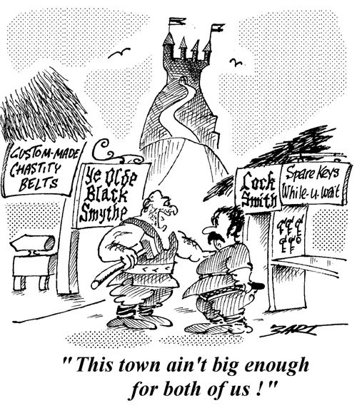 "This town ain't big enough for both of us!"
