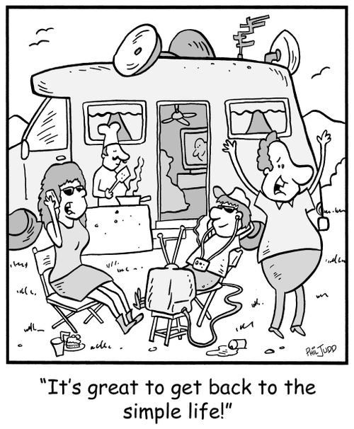 'It's great to get back to the simple life,'