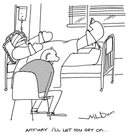 'Anyway, I'll let you get on...'