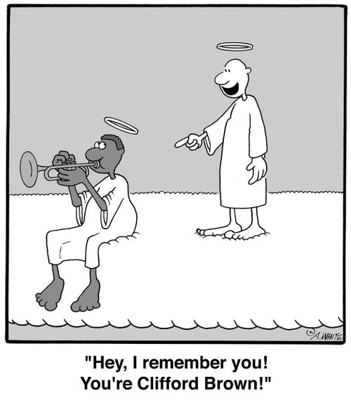 'Hey, I remember you! You're Clifford Brown!'