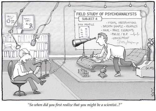 'So when did you first realize that you might be a scientist...?'
