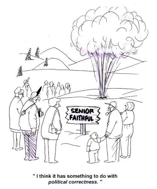 'I think it has something to do with political correctness.'