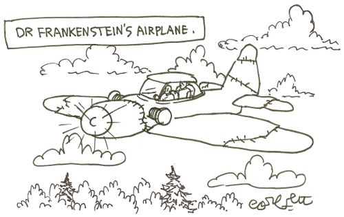 Dr Frankenstein's airplane.