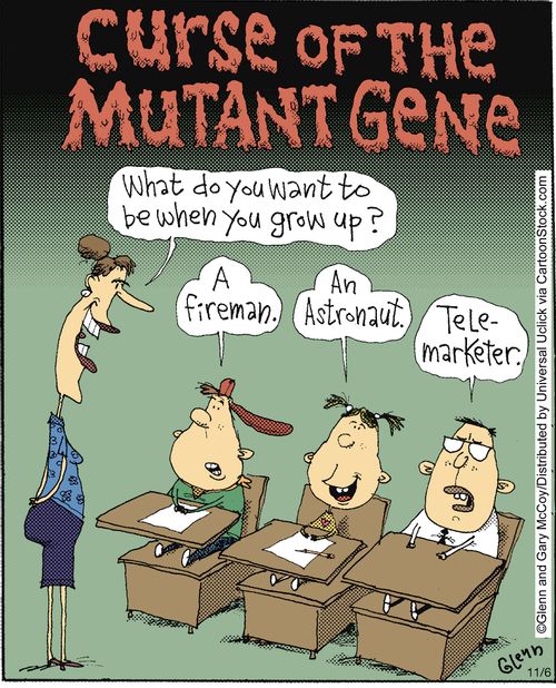 Curse of the mutant gene.