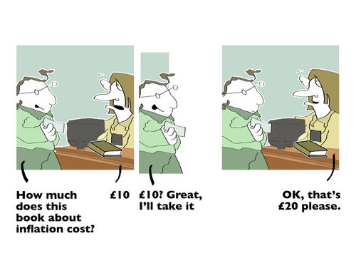 'How much does this book about inflation cost?'...