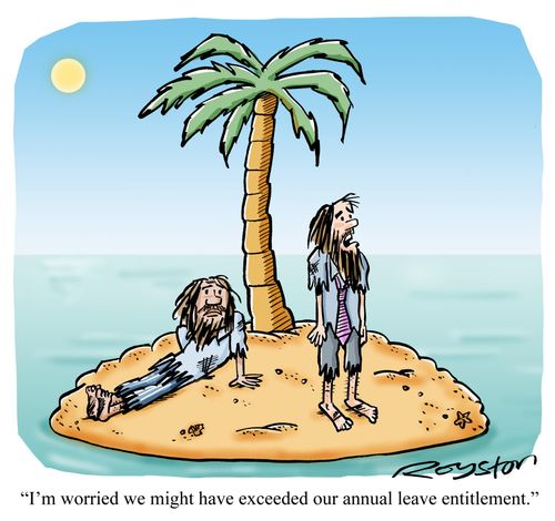 'I'm worried we might have exceeded our annual leave entitlement.'