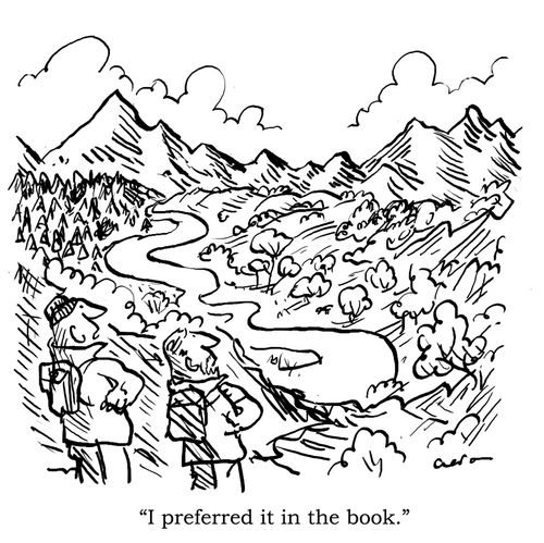 'I preferred it in the book.'