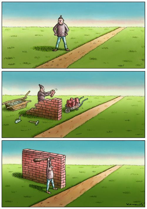 Setting up an ambush.