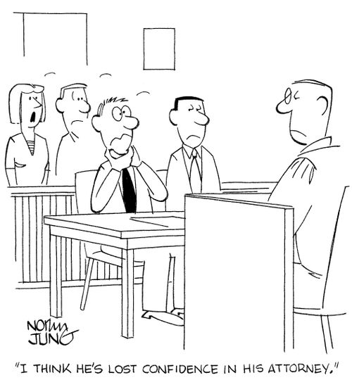 'I think he's lost confidence in his attorney.'