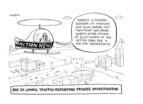 Pat St. James, Traffic-Reporting Private Investigator