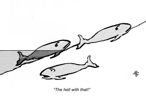 'The hell with that.'