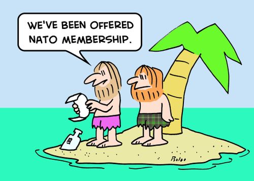 'We've been offered NATO membership.'
