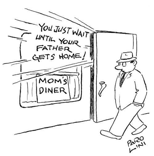 Mom's Diner - You just wait until your father gets home!
