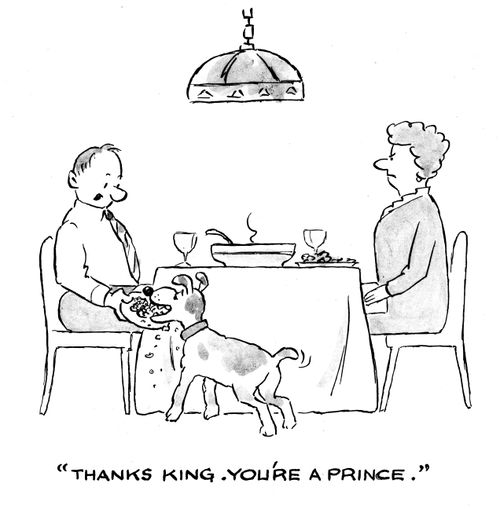 'Thanks King. You're a prince.'