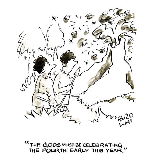 'The Gods must be celebrating the 'fourth' early this year.'