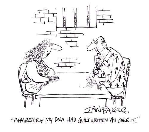 'Apparently my DNA had guilt written all over it.'