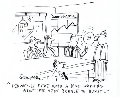 'Fenwick is here with a dire warning about the next bubble to burst.'